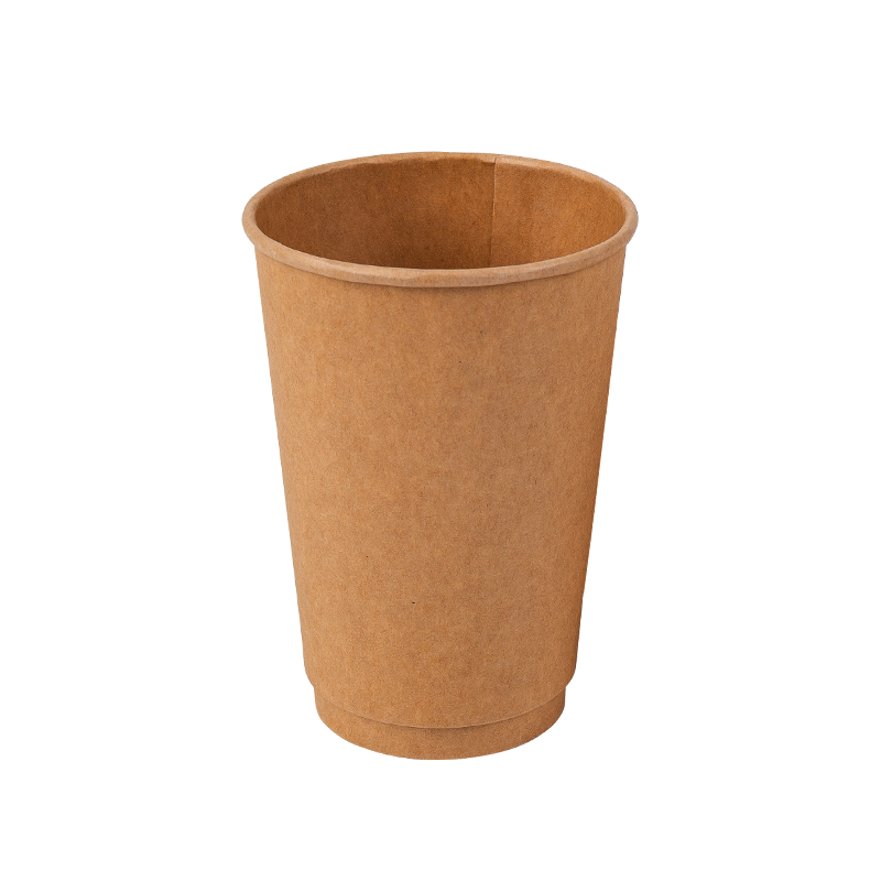 20oz Tek Kullanımlık Biyobozunur Çift Katmanlı Kağıt Bardak