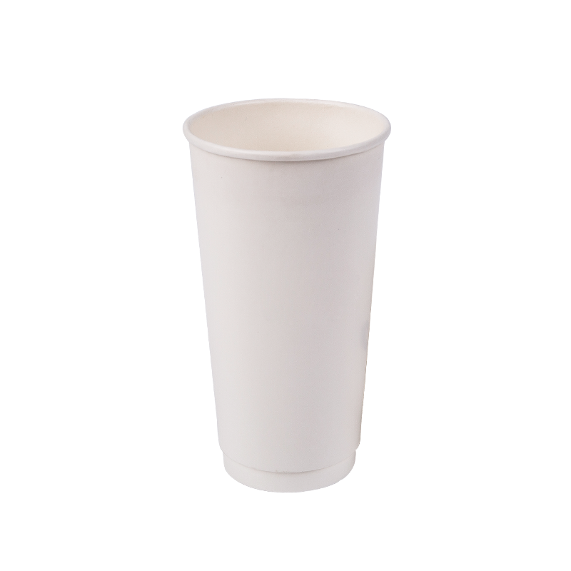 20oz Tek Kullanımlık Biyobozunur Çift Katmanlı Kağıt Bardak