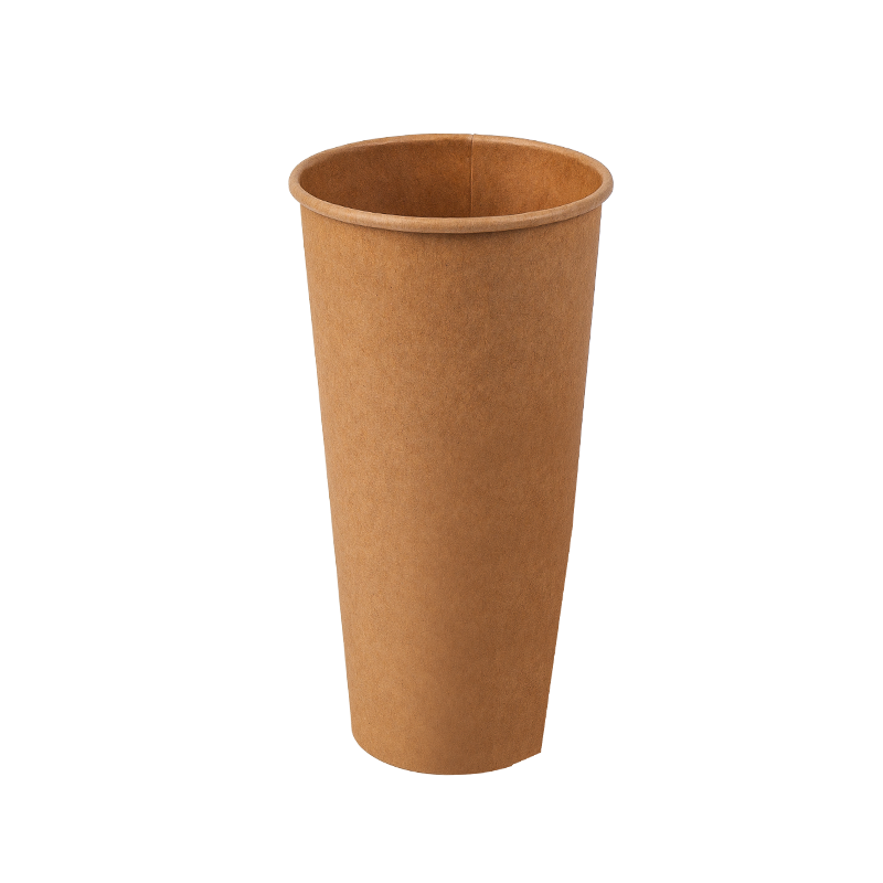 22oz Tek Kullanımlık Biyobozunur Tek Katmanlı Kağıt Bardak